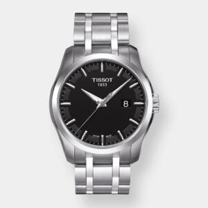 tissot couturier quartz – schwarz 39mm stahl herren