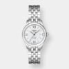 tissot le locle automatic – weiß 25mm edelstahl silber