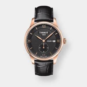 tissot le locle petite seconde – schwarz 39mm rosé pvd