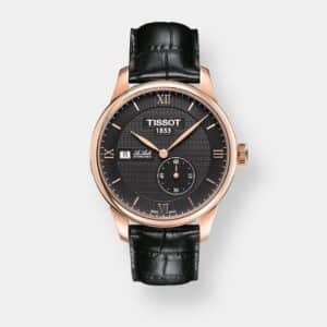 tissot le locle petite seconde – schwarz 39mm rosé pvd