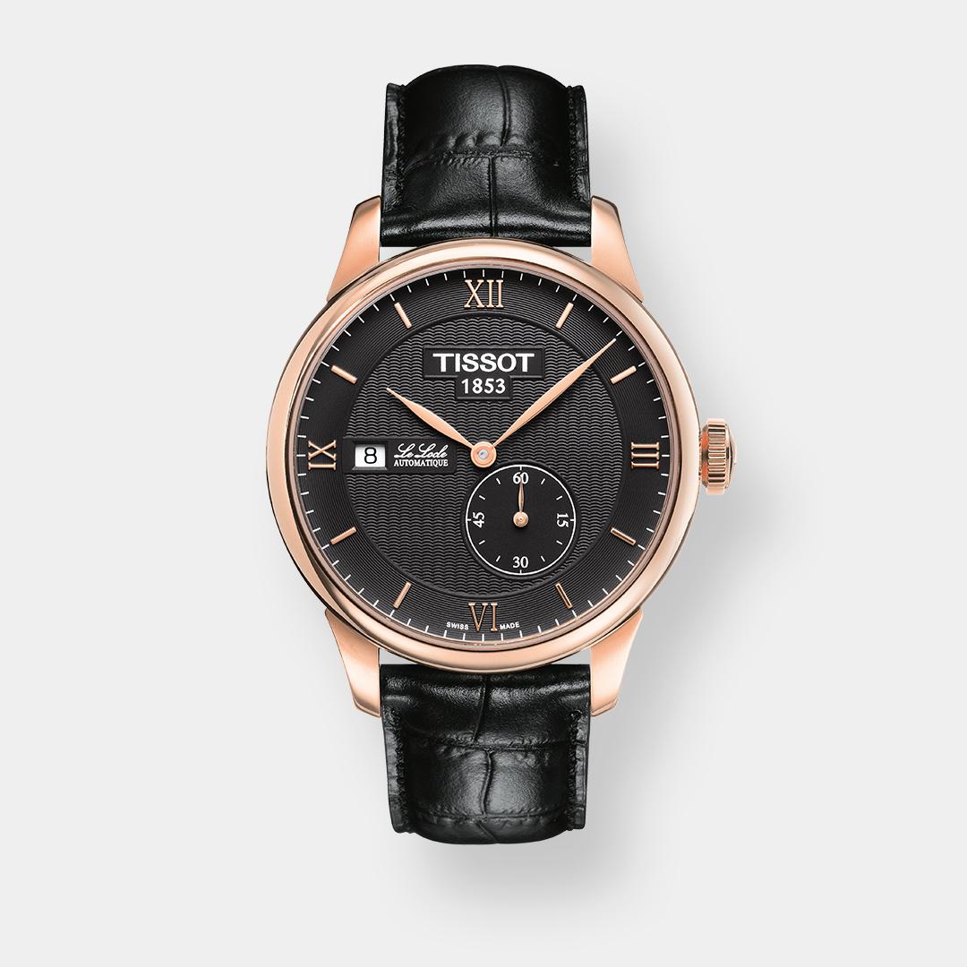 tissot le locle petite seconde – schwarz 39mm rosé pvd