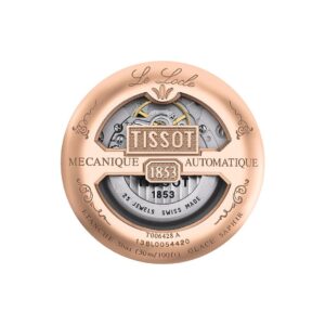 tissot le locle petite seconde – schwarz 39mm rosé pvd
