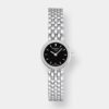 tissot lovely quarz – schwarz 20mm silber edelstahl