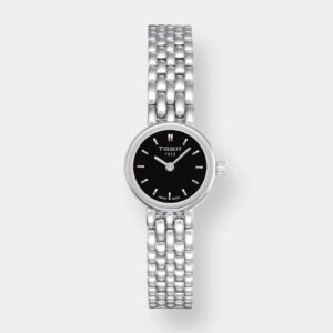 tissot lovely quarz – schwarz 20mm silber edelstahl