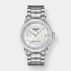 tissot luxury powermatic 80 – perlmutt 33mm silber stahl