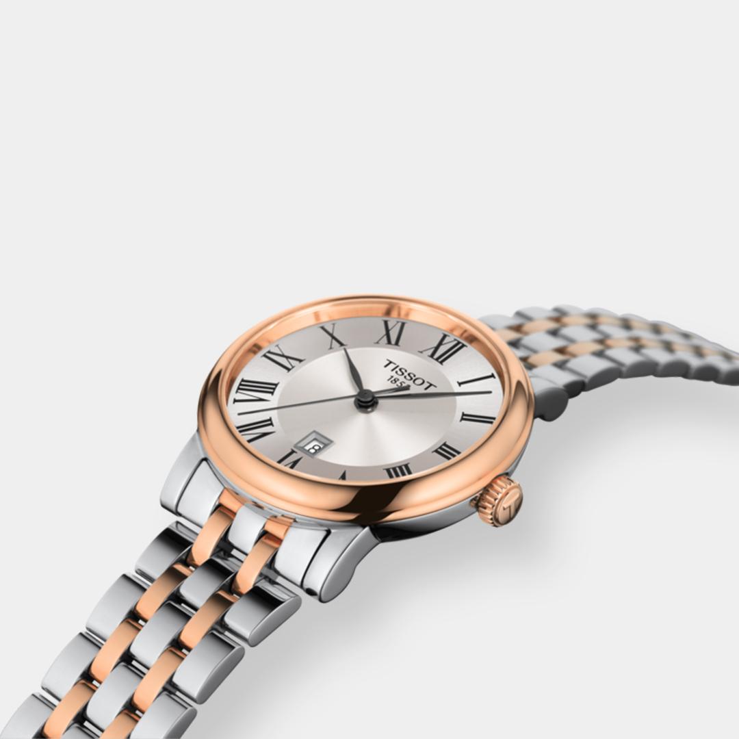 Tissot Carson Premium Lady Quarz – Bicolor 30 mm Edelstahl – Bild 3