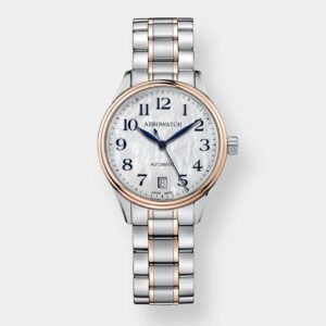 aerowatch les grandes classiques lady – bicolor 35mm stahl