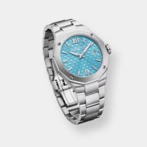 baume & mercier . riviera 10612 – blau 36mm edelstahl quarz c
