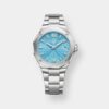 baume & mercier . riviera 10612 – blau 36mm edelstahl quarz c