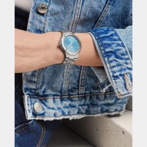 baume & mercier . riviera 10612 – blau 36mm edelstahl quarz c
