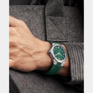 baume & mercier . riviera 10618 – grün 42mm kautschuk