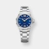 baume & mercier . riviera 10727 – blau 33mm quarz sommeruhr c