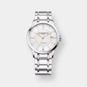 baume & mercier classima 10374 – silber 40mm edelstahl