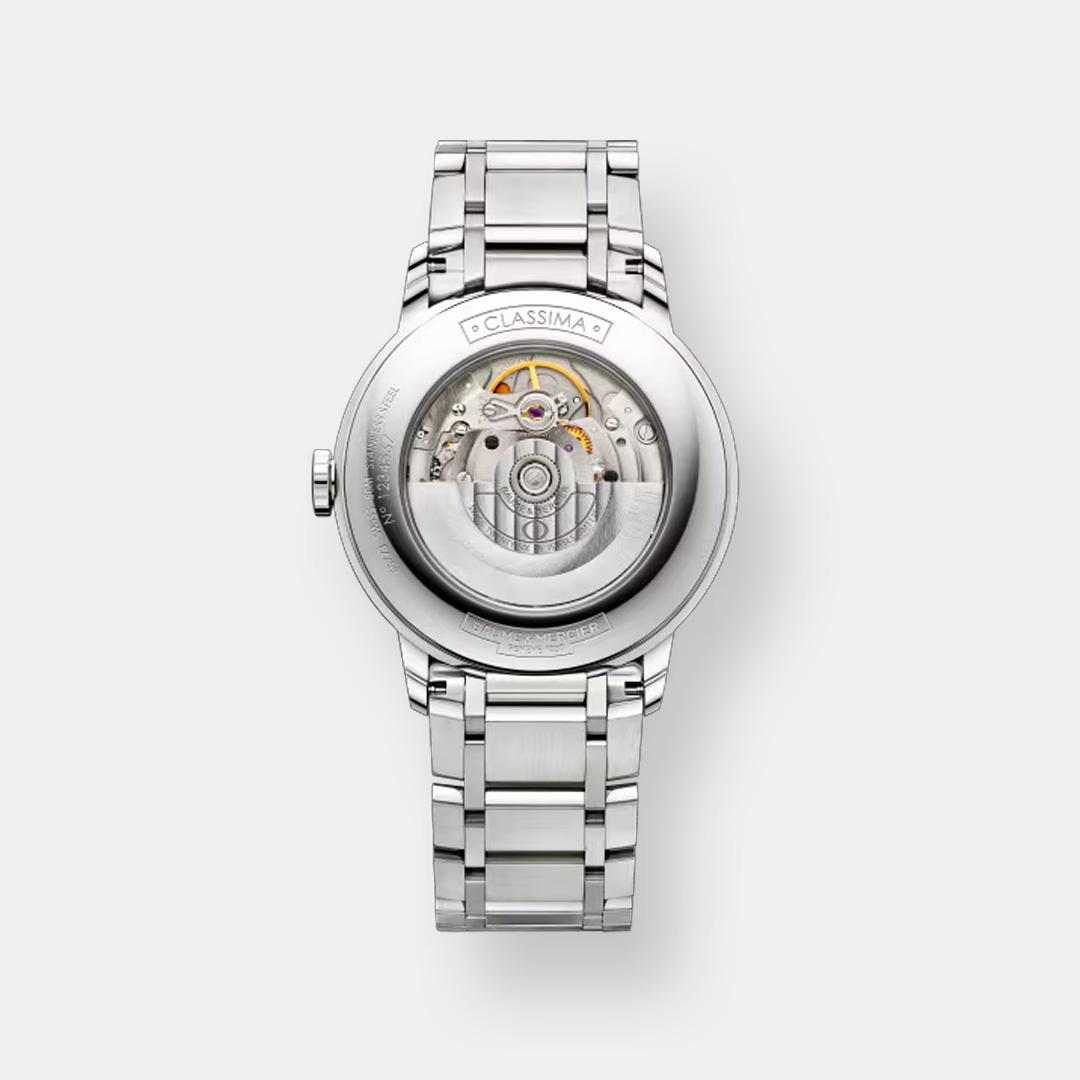 baume & mercier classima 10374 – silber 40mm edelstahl