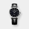 baume & mercier clifton 10399 – schwarz 40mm leder
