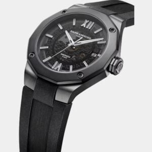 baume & mercier riviera 10617 – grau 42mm schwarz kautschuk