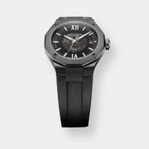 baume & mercier riviera 10617 – grau 42mm schwarz kautschuk