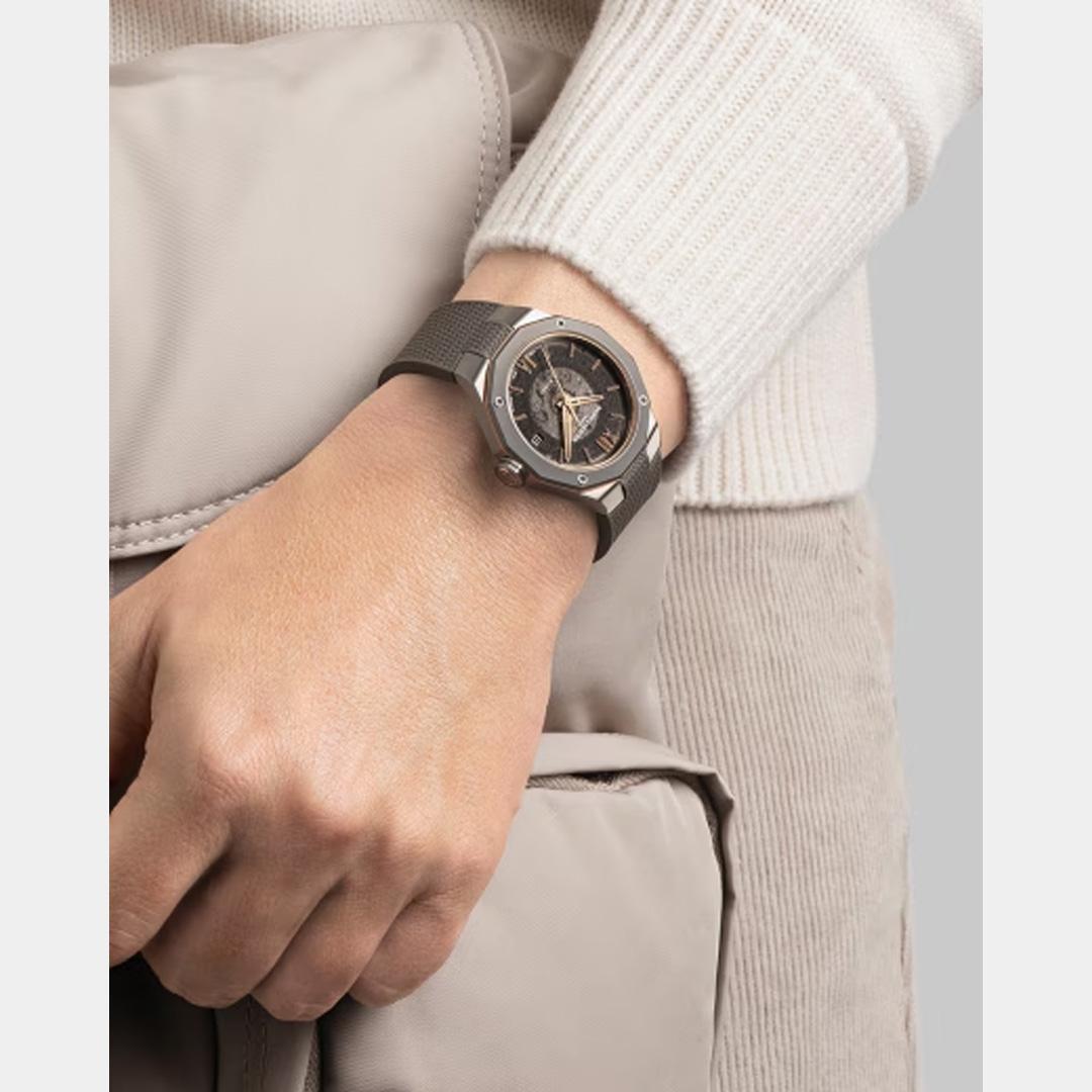 baume & mercier riviera 10720 – grau 39mm baumatic