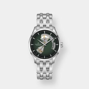 hamilton jazzmaster open heart automatik – grün 40mm edelstahl