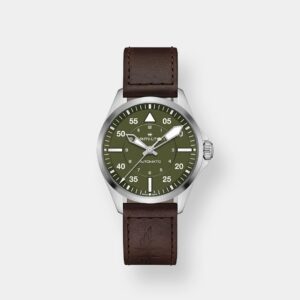 hamilton khaki aviation pilot – 39mm grün automatik