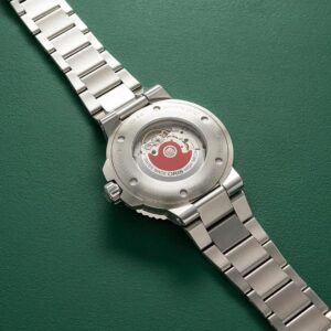 oris aquis date x bracenet – 43.5mm edelstahl grün