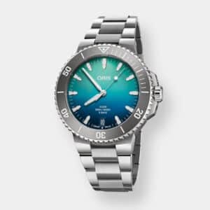 oris aquis great barrier reef iv – blau 43.5mm edelstahl