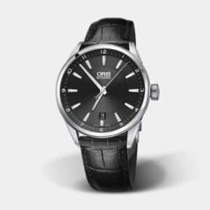 oris artix date – schwarz 39mm edelstahl