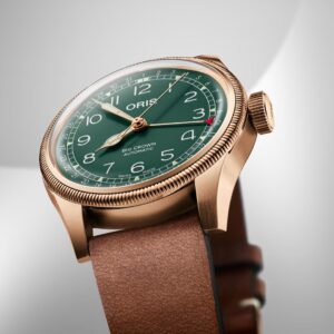 oris big crown pointer date – bronze grün 40mm