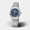 oris classic date – blau edelstahl automatikuhr