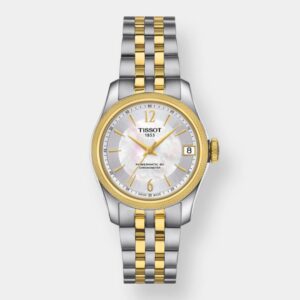 tissot ballade lady automatik – perlmutt 32mm bicolor