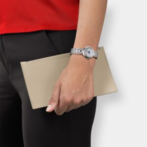 tissot bellissima automatic small lady– silber 29mm stahl