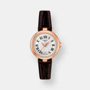 tissot bellissima small lady quarz – rosé 26mm leder