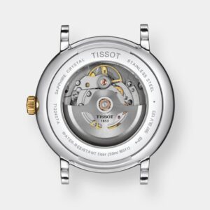 tissot carson powermatic 80 bicolor 40mm edelstahl