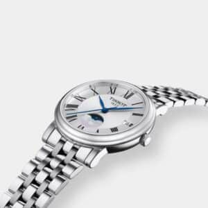 tissot carson premium lady moonphase quarz – silber 32mm