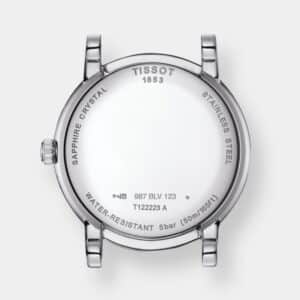 tissot carson premium lady moonphase quarz – silber 32mm