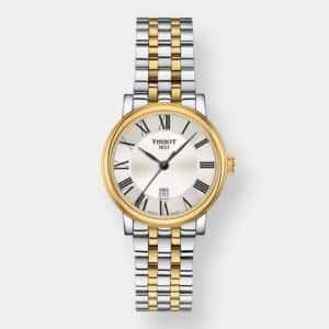 tissot carson premium lady quarz – bicolor 30mm edelstahl