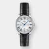 tissot carson premium lady quarz – silber 30mm leder