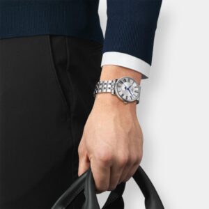 tissot carson premium moonphase quarz – silber 40mm