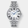 tissot carson premium quarz silber 40mm edelstahl