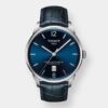 tissot chemin des tourelles automatik blau 42mm leder