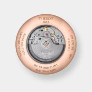 tissot chemin des tourelles gmt – silber 42mm rosé pvd