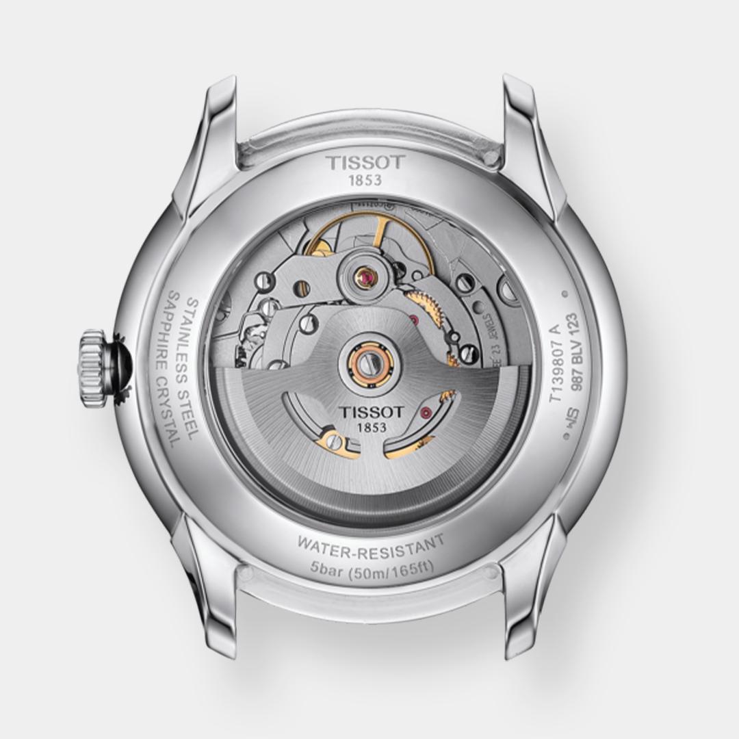tissot chemin des tourelles powermatic 80 silber 39mm