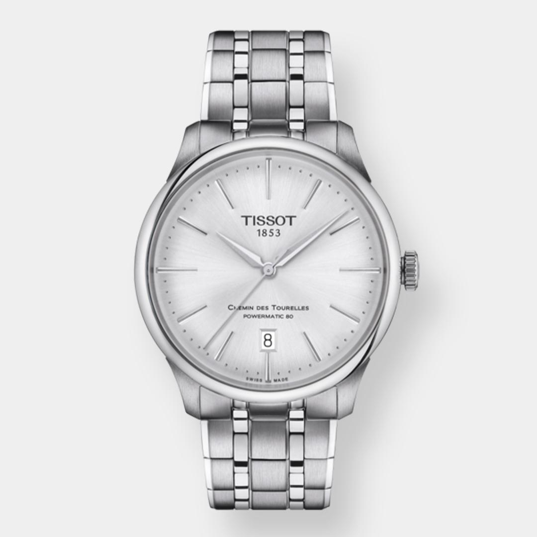 tissot chemin des tourelles powermatic 80 silber 39mm