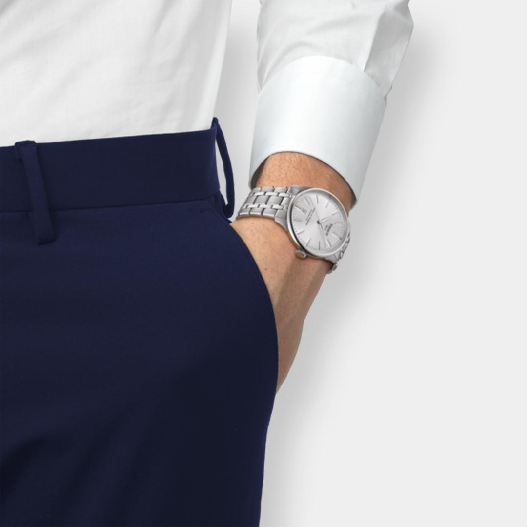 tissot chemin des tourelles powermatic 80 silber 39mm