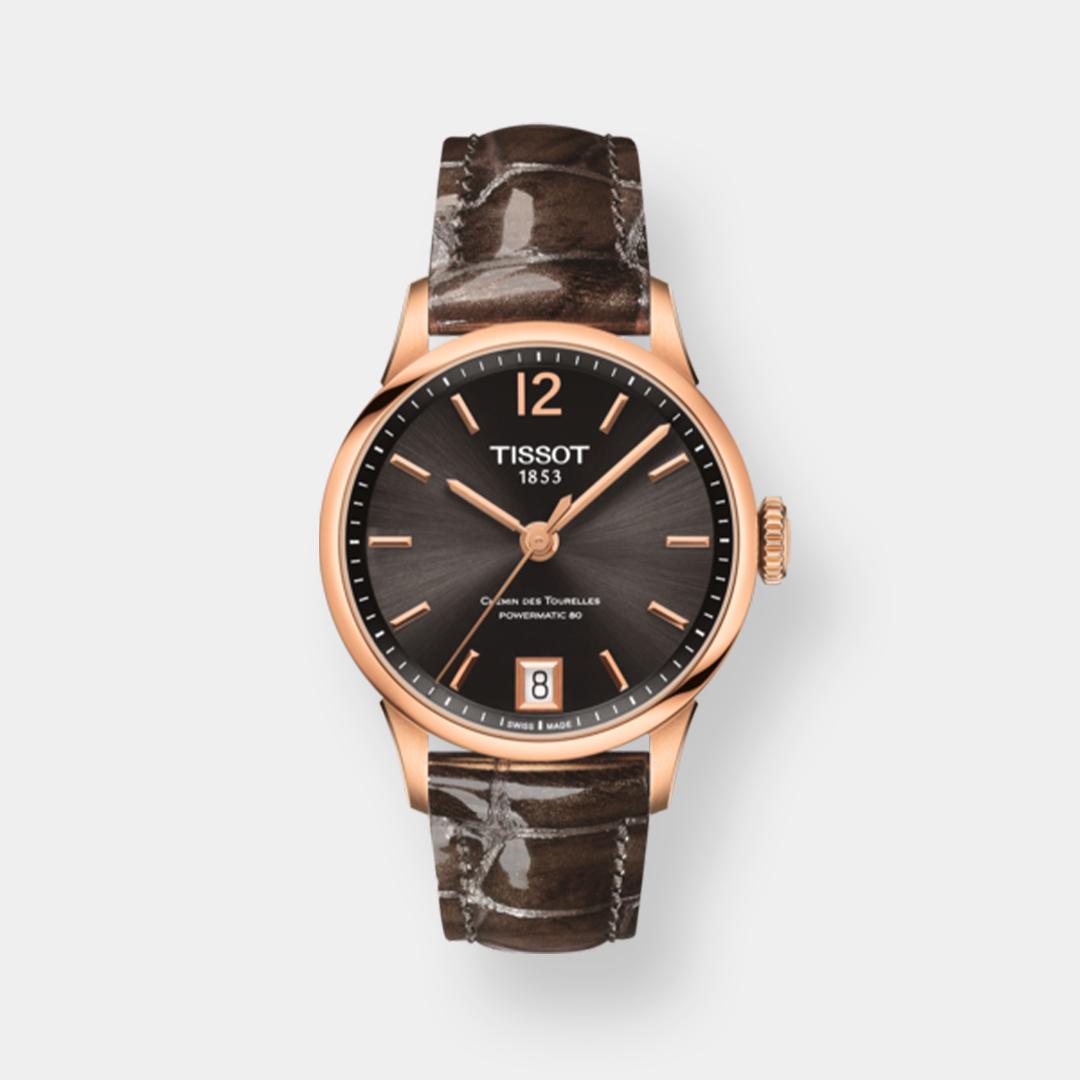tissot chemin tourelles lady automatik 32mm roségold
