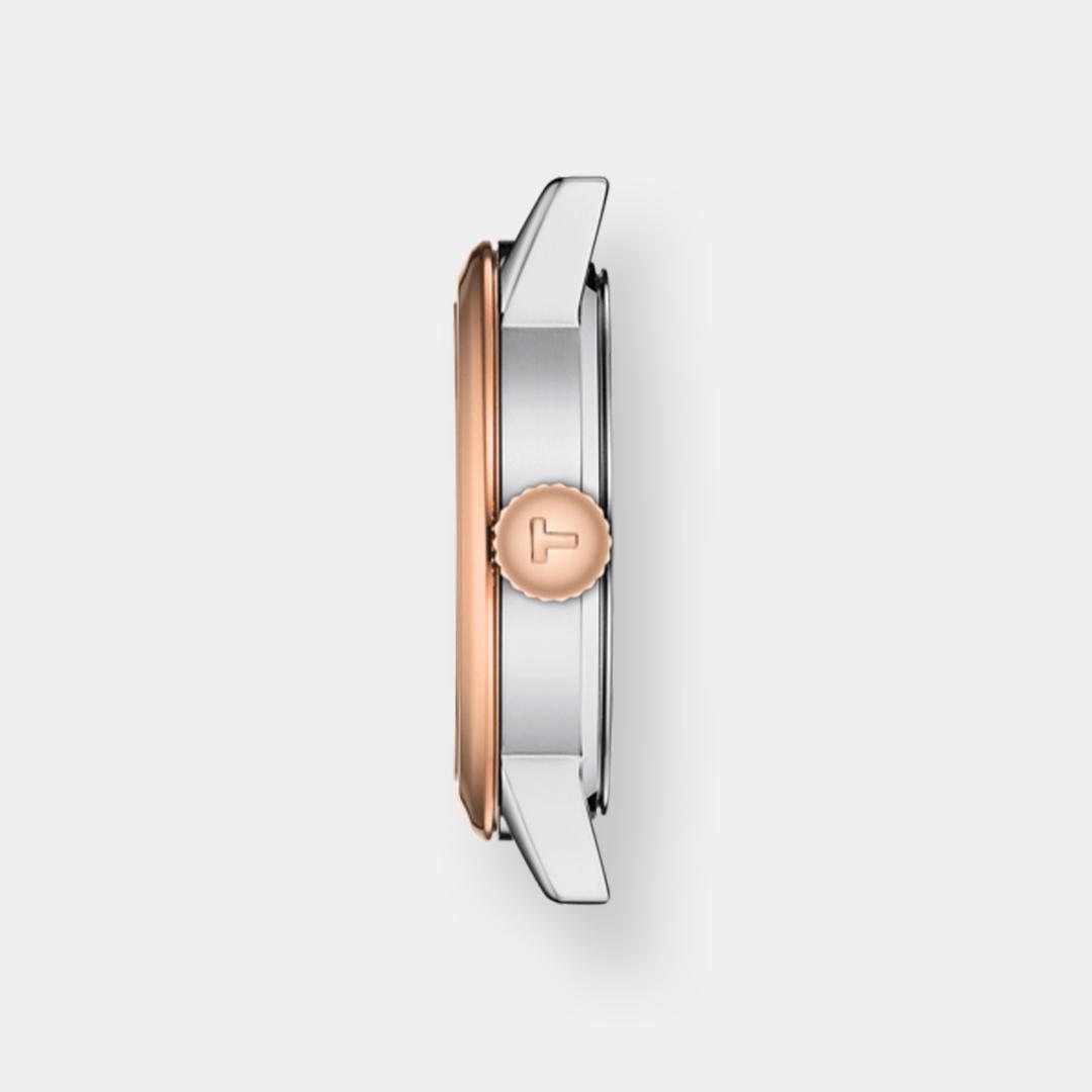 tissot classic dream lady quarz – bicolor rosé 28mm