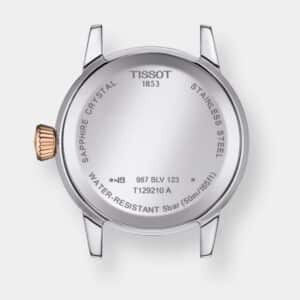 tissot classic dream lady quarz – bicolor rosé 28mm