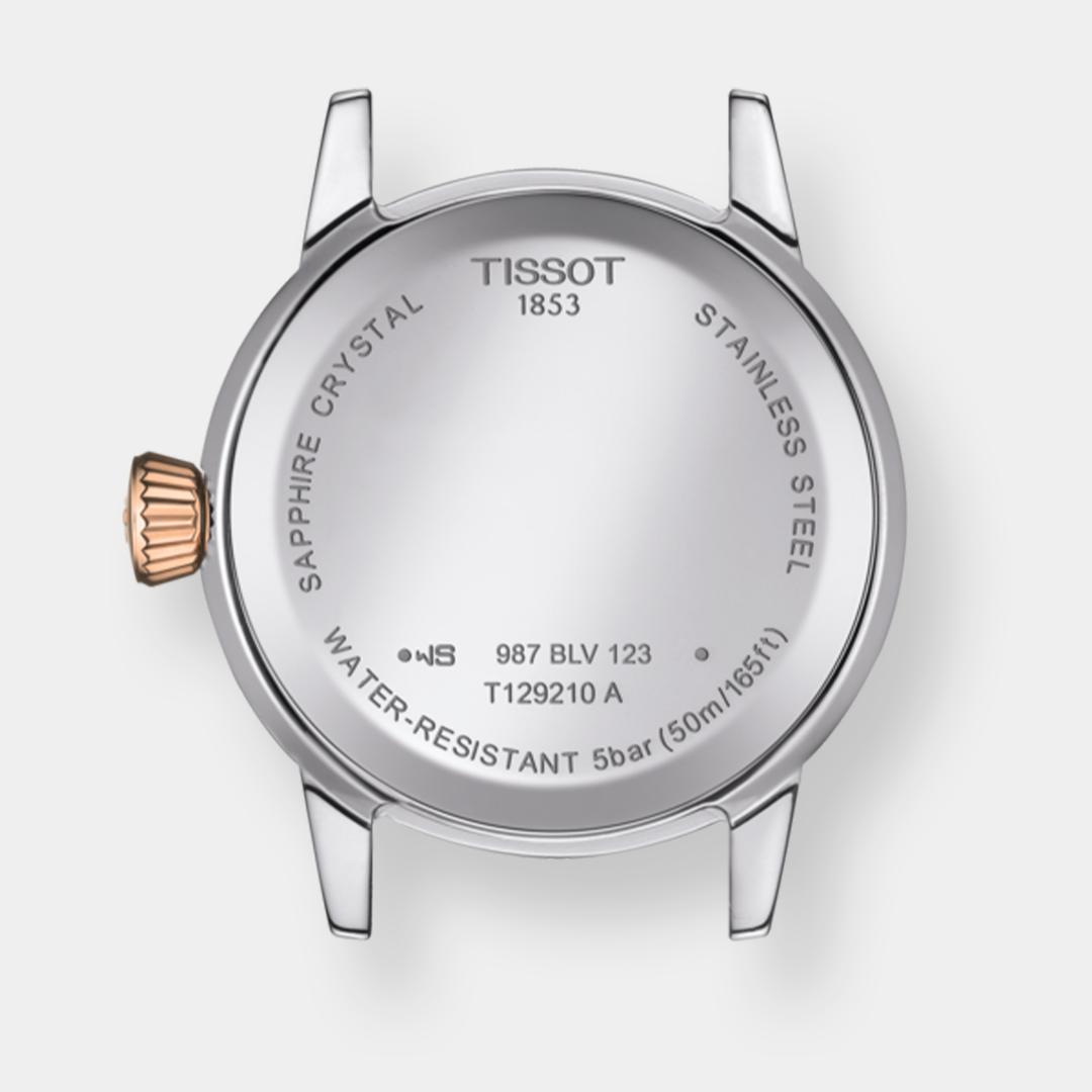 tissot classic dream lady quarz – bicolor rosé 28mm