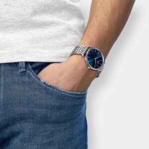 tissot everytime gent quarz blau 40mm edelstahl