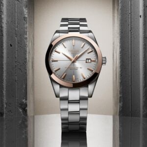 tissot gentleman powermatic 80 – silber gold 40mm edelstahl